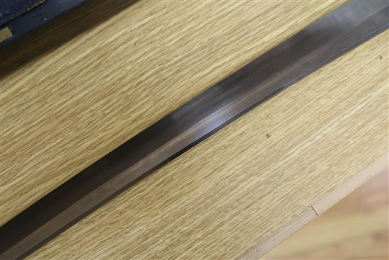 A Japanese World War II katana